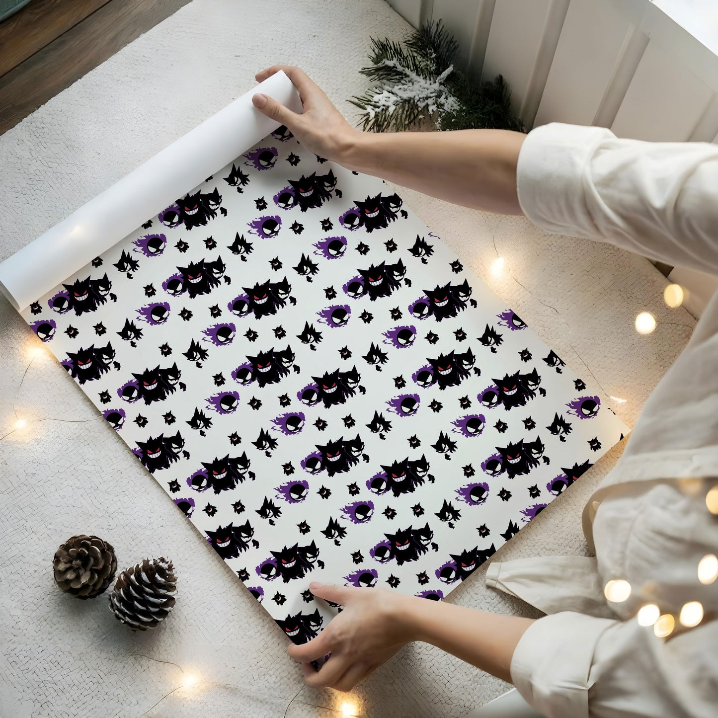 Gengar Evolution Wrapping Paper Sheets