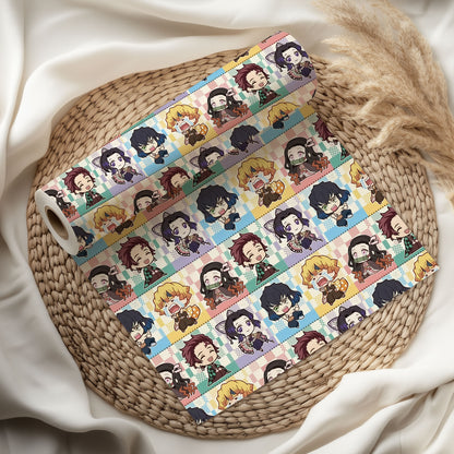 Doujinshi Kimetsu No Yaiba Anime Gift Wrap