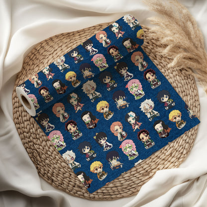 Doujinshi Kimetsu No Yaiba Anime Wrapping Paper Christmas Party Decorations