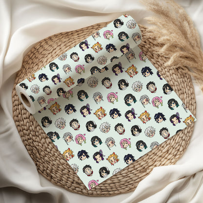 Doujinshi Kimetsu No Yaiba Anime Wrapping Paper Roll