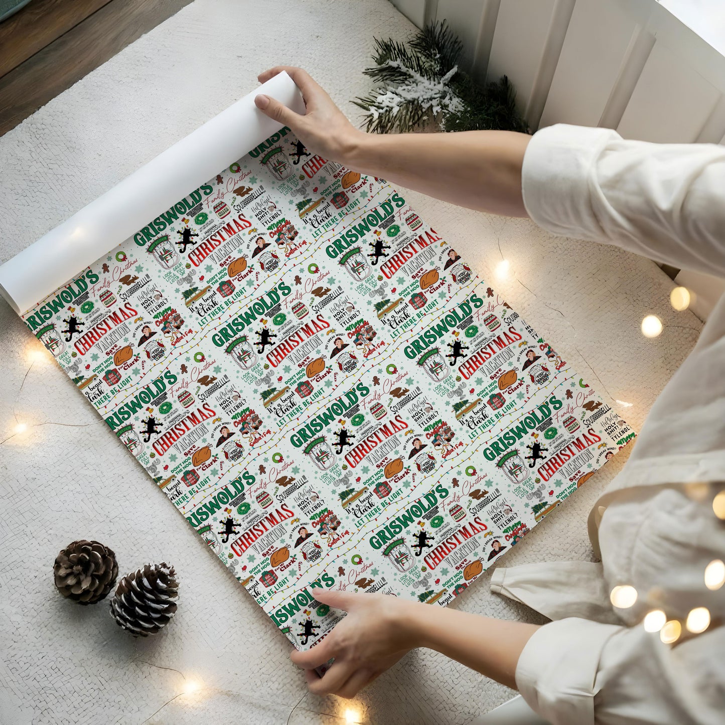 National Lampoon's Christmas Vacation Classic Movie Gift Wrap