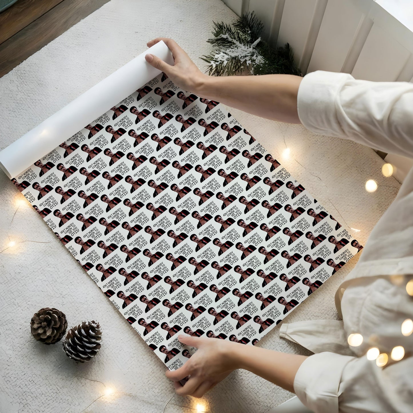 The Temptations Christmas Wrapping Paper Roll