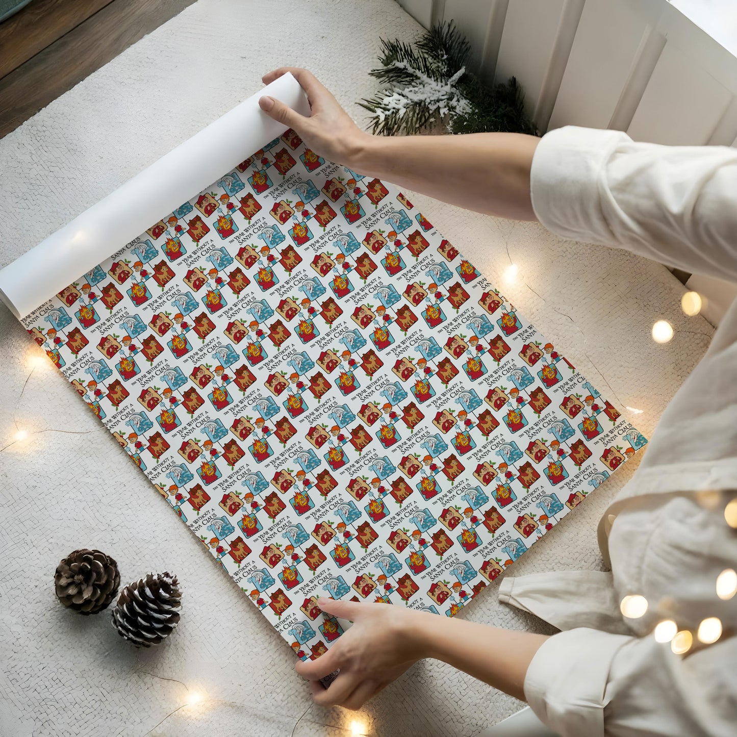 The Year Without a Santa Claus Wrapping Paper Rolls