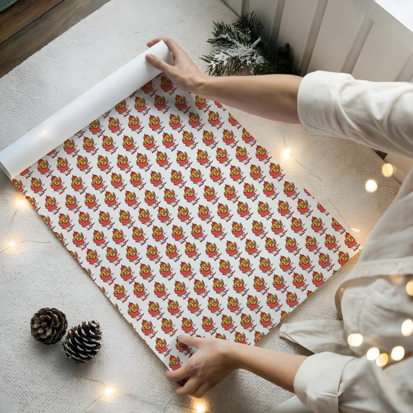 Heat Miser The Year Without a Santa Claus Wrapping Paper