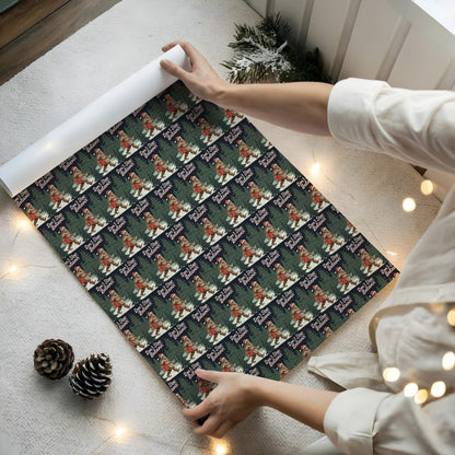 Bigfoot Christmas Wrapping Paper