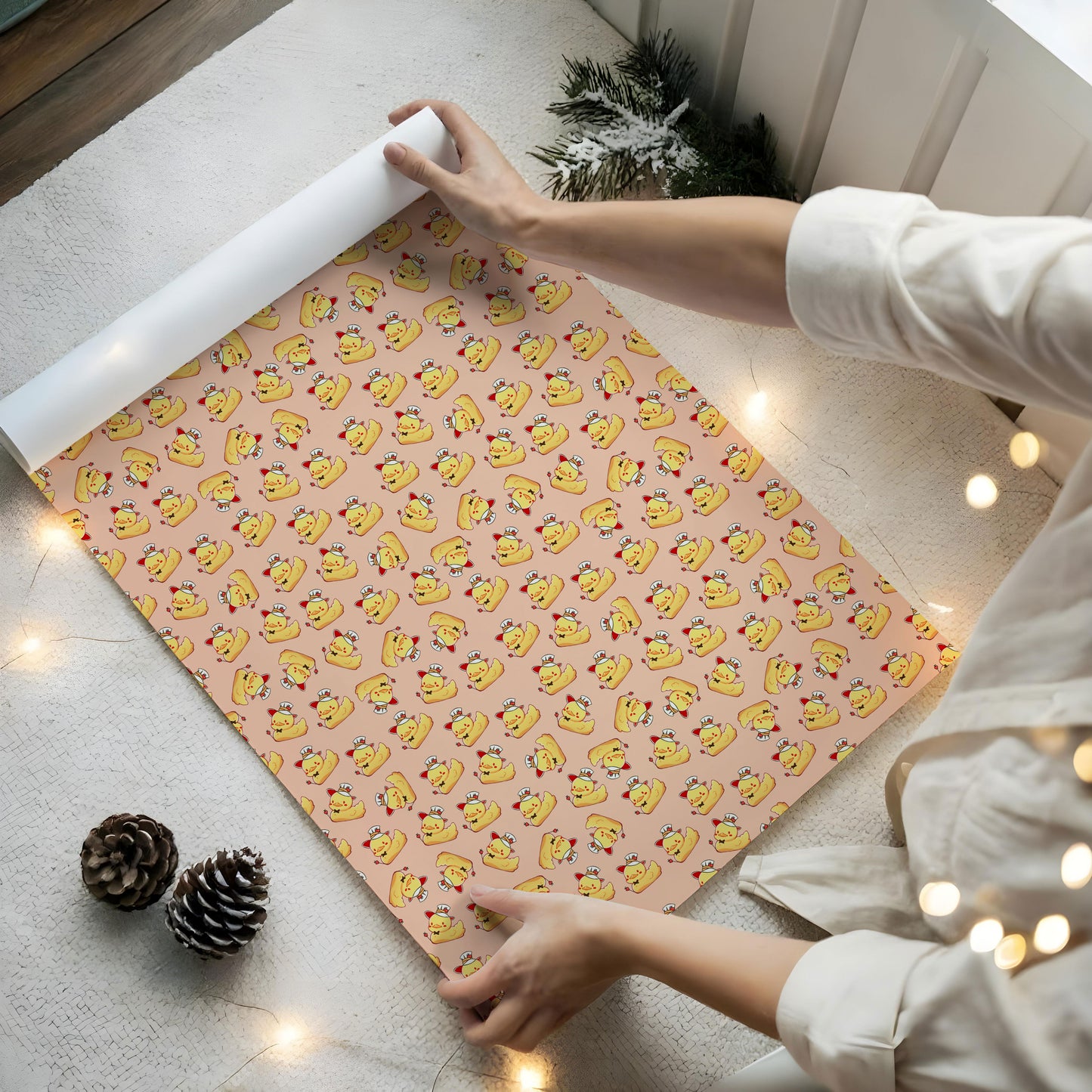 Duck Hazbin Hotel Wrapping Paper