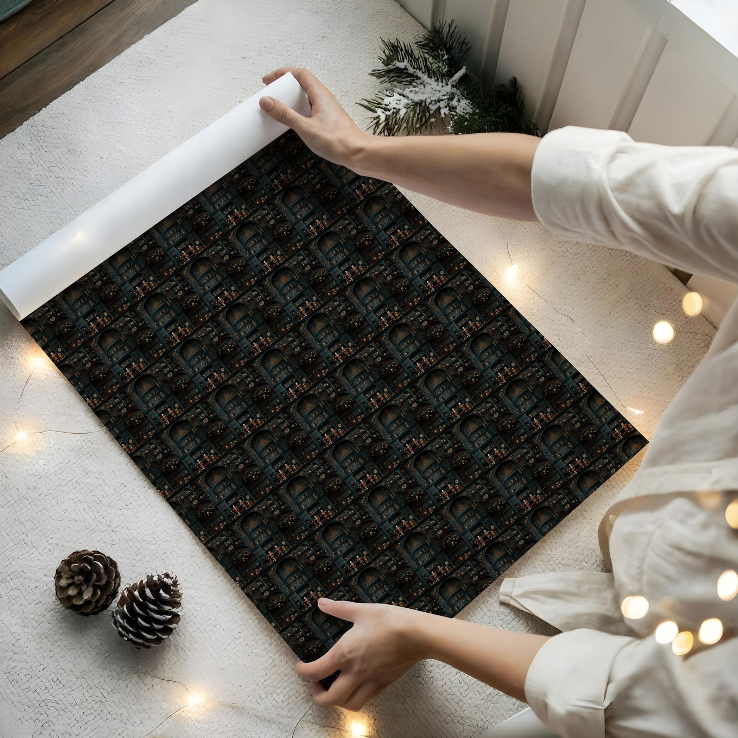 Christmas Gothic Wrapping Paper