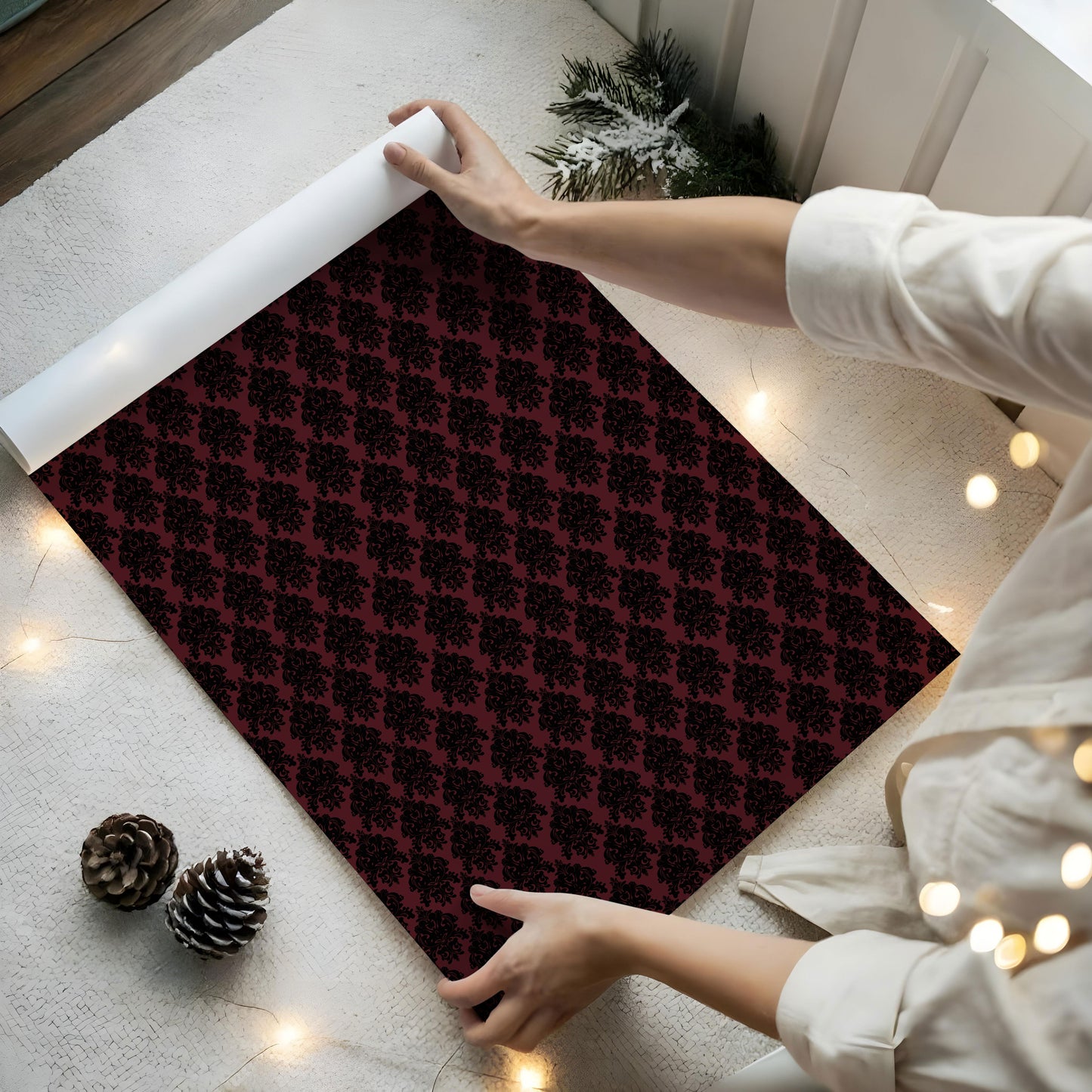 Damask Wrapping Paper