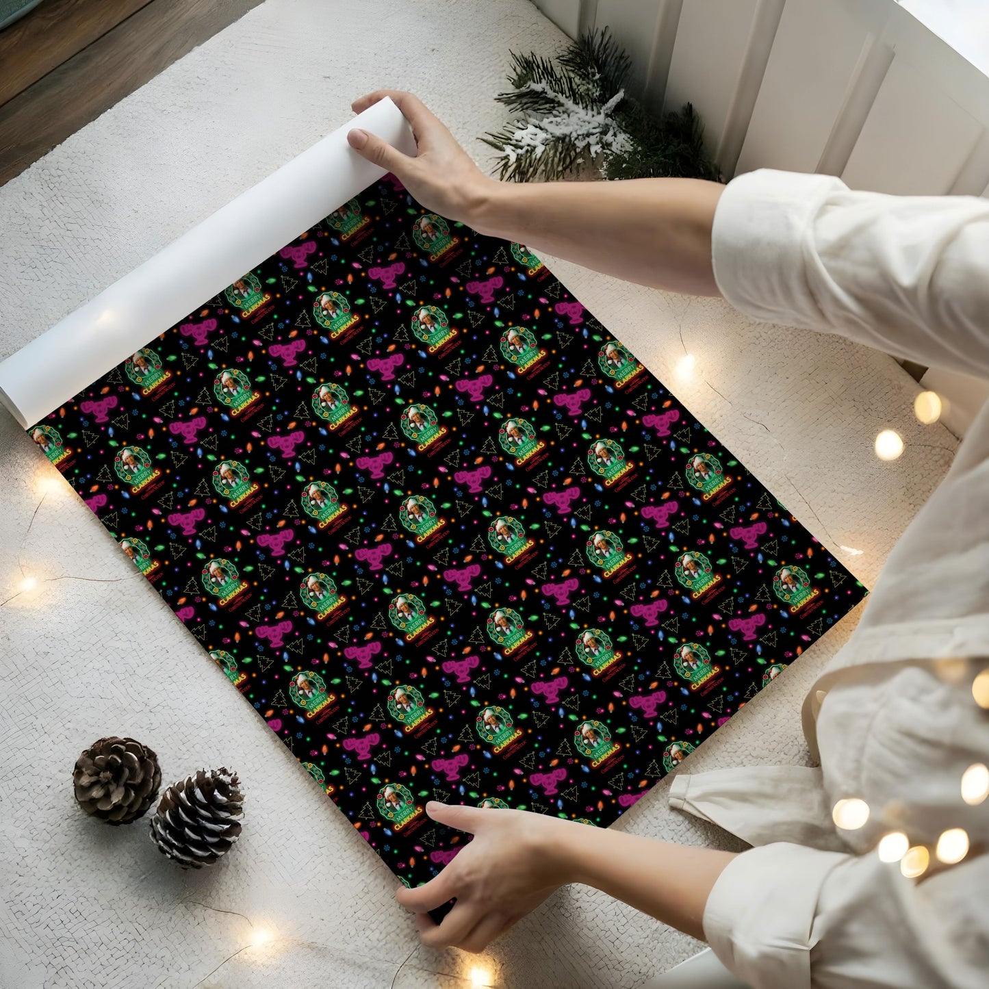 Merry Clarkmas Christmas Vacation Wrapping Paper