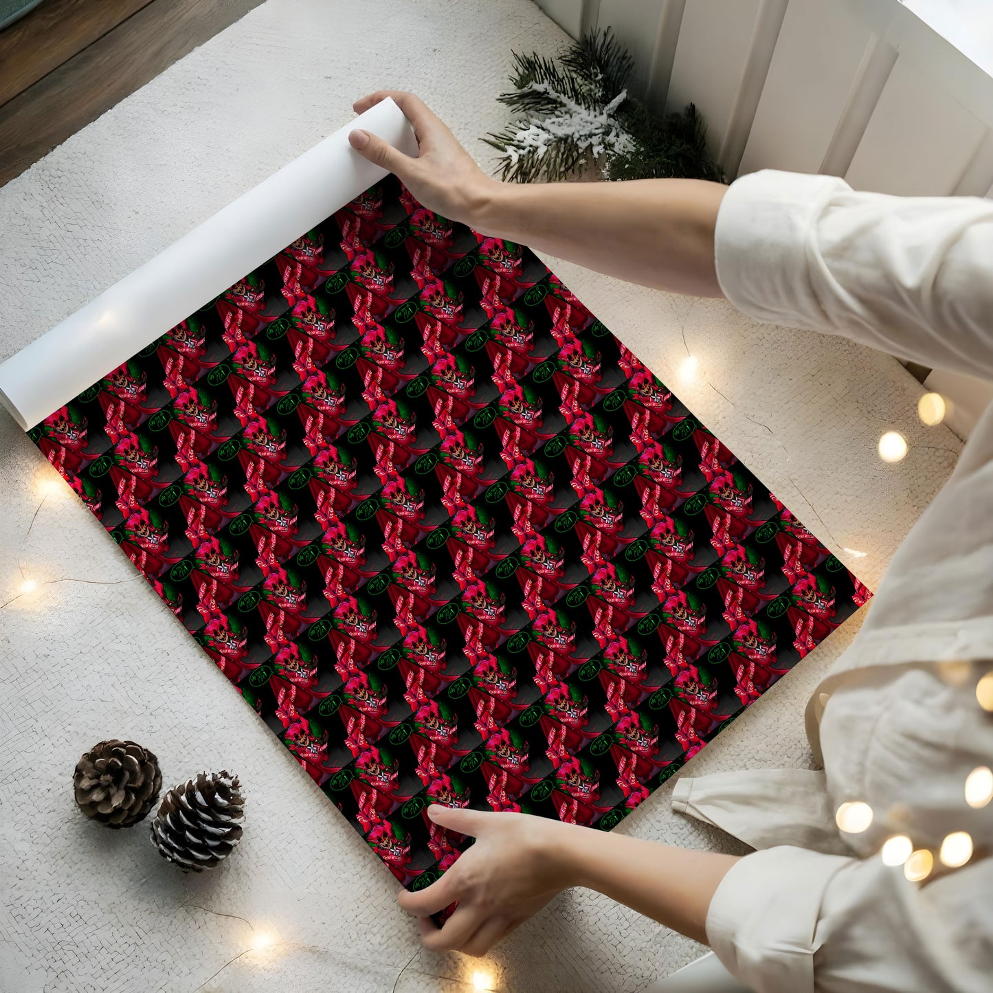 Hazbin Hotel Wrapping Paper Christmas Gift