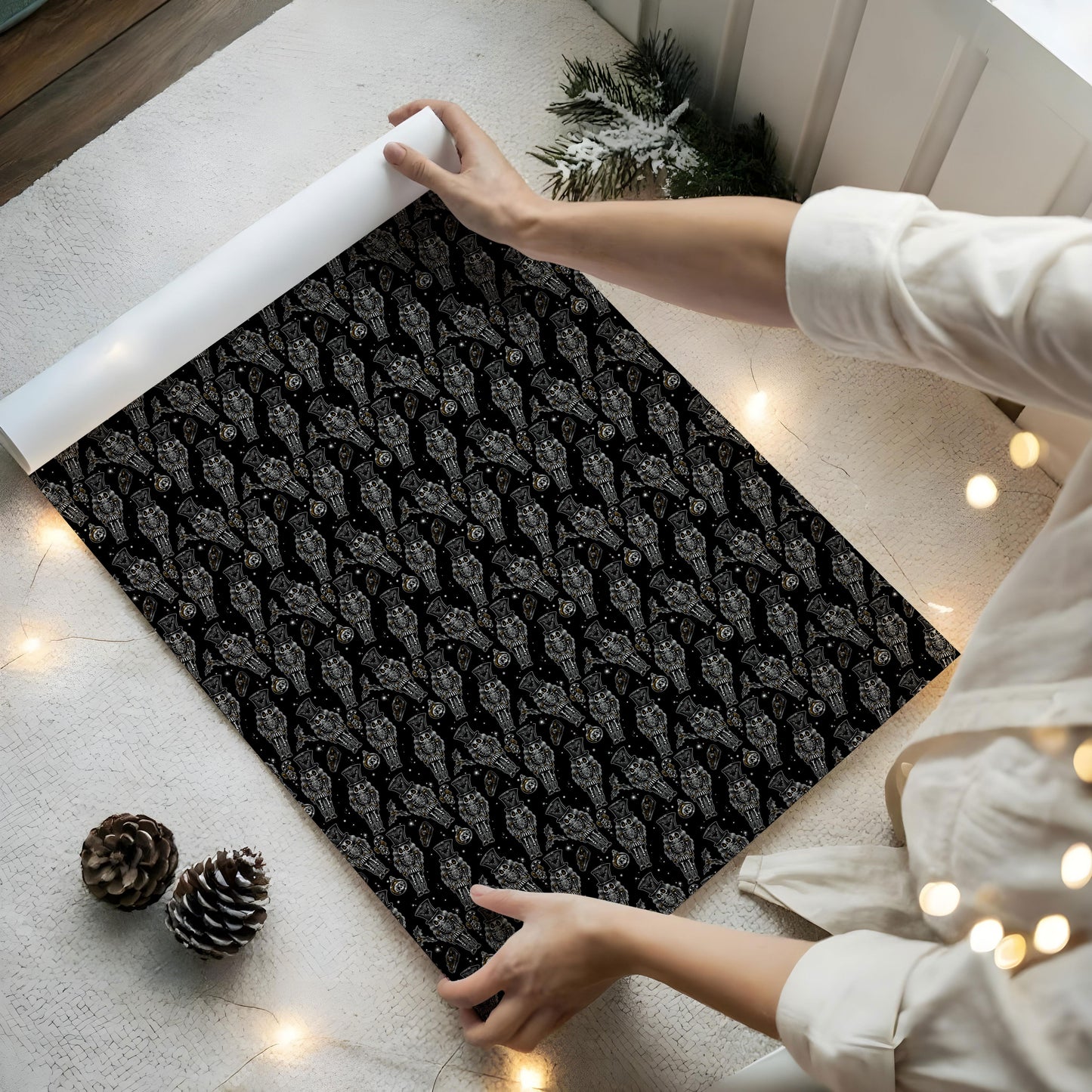 Gothic Nutcracker Wrapping Paper