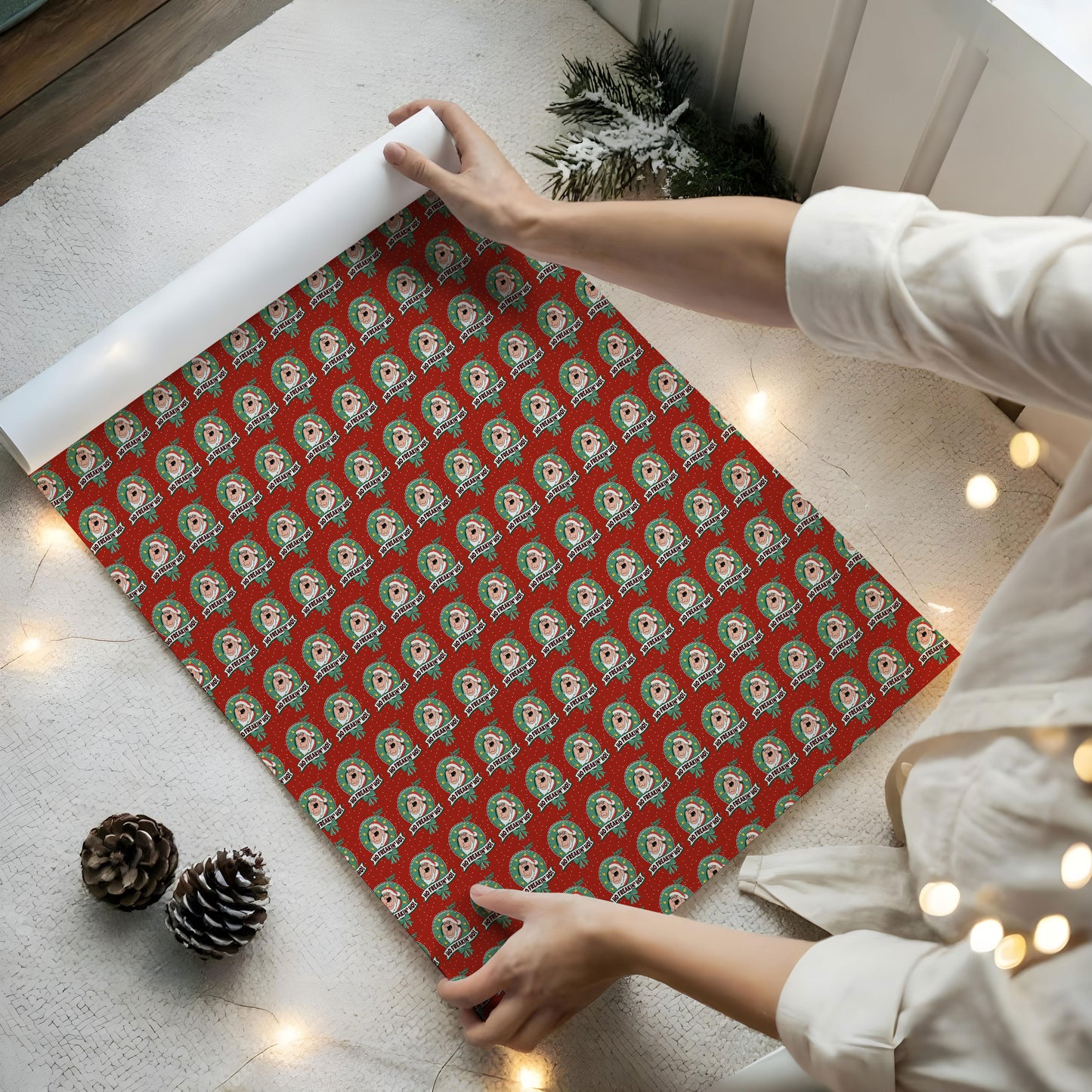 Santa Meme Wrapping Paper