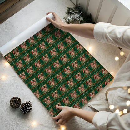 Robert Irwin Christmas Wrapping Paper Roll