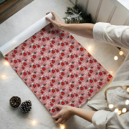 Silksong Inspired Holiday Wrap Dark Gothic Xmas Paper For Fans
