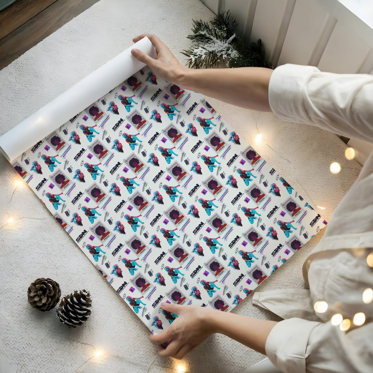 Dispatch Mugshot Wrapping Paper