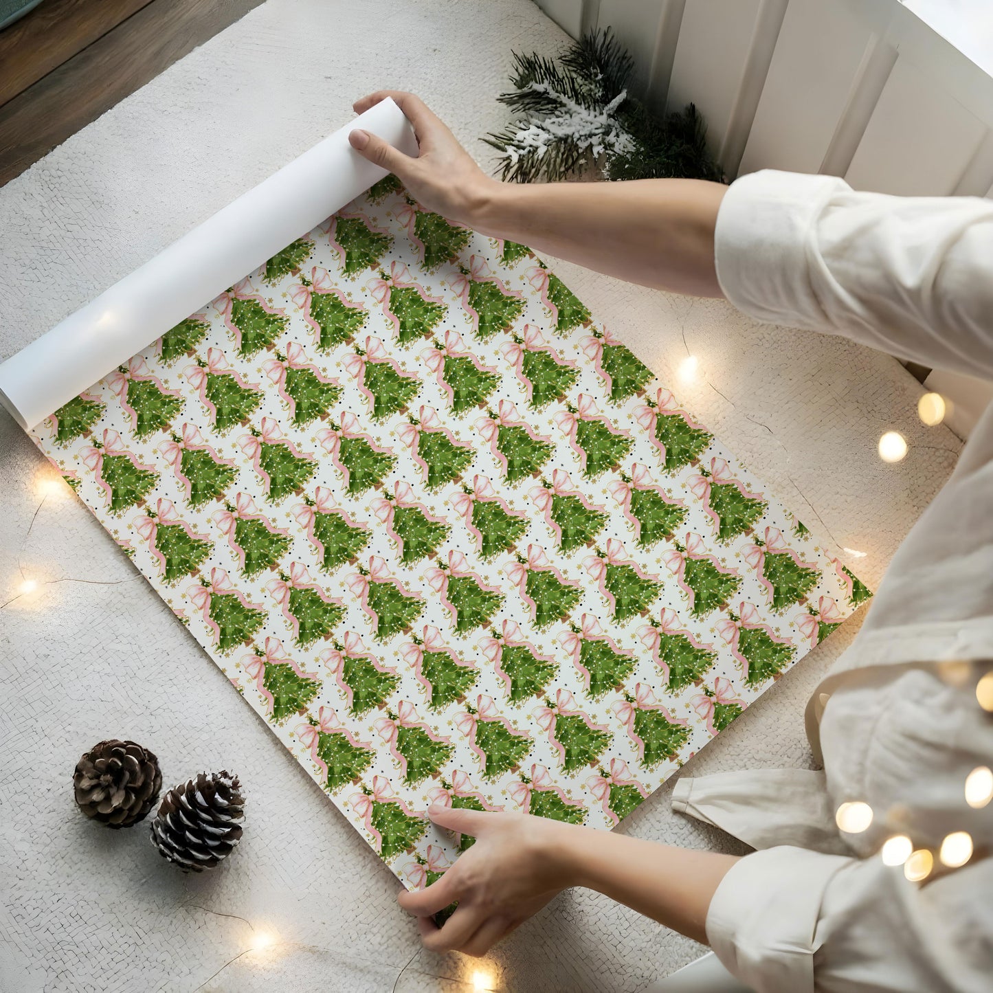 Christmas Tree Wrapping Paper