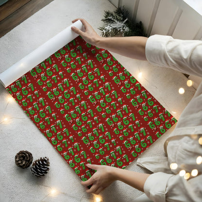 Six Seven Meme Christmas Wrapping Paper