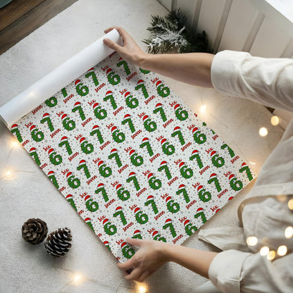 67 Santa Hat Christmas Gift Wrap