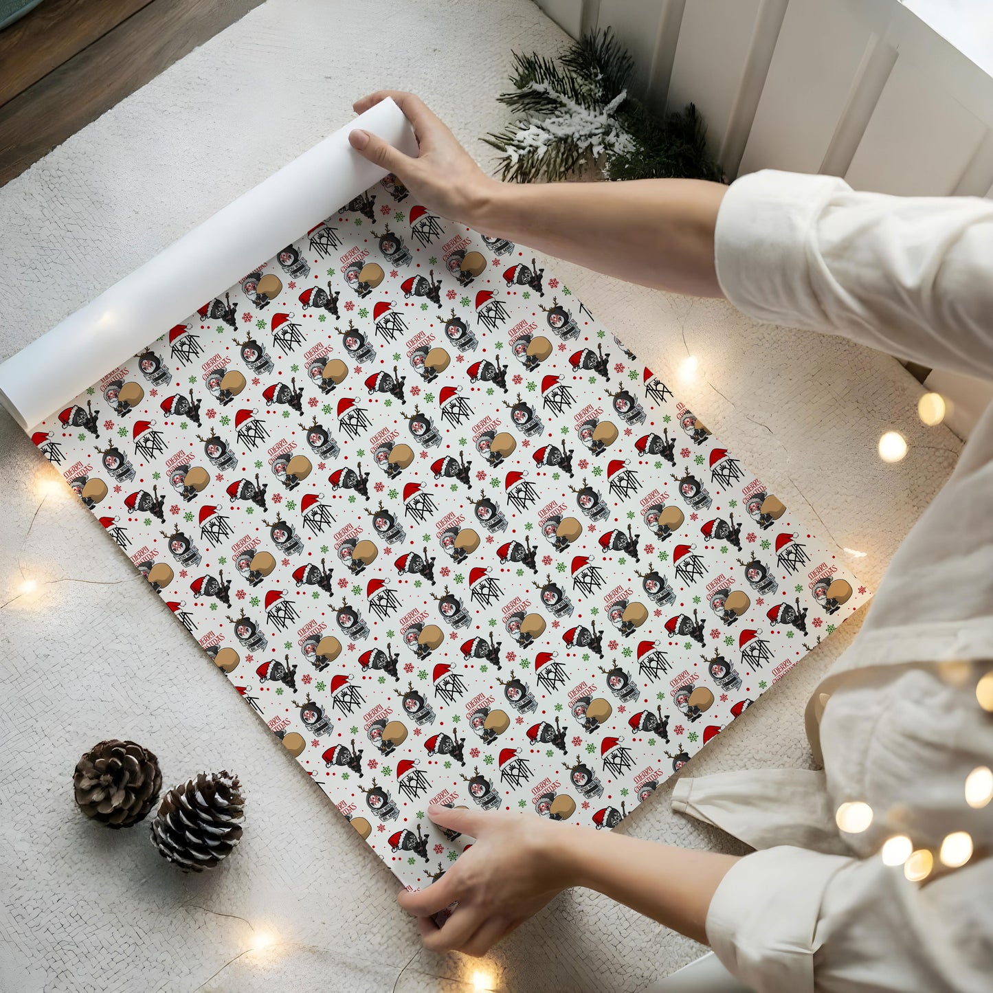 Sleep Token Christmas Wrapping Paper Sheet