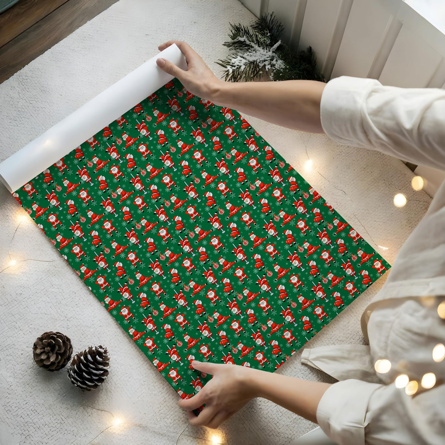 Twerking Santa Christmas Wrapping Paper