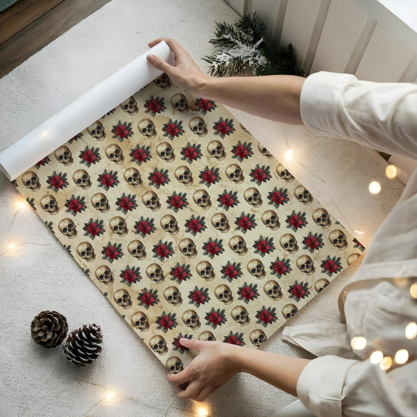 Skeleton Wrapping Paper
