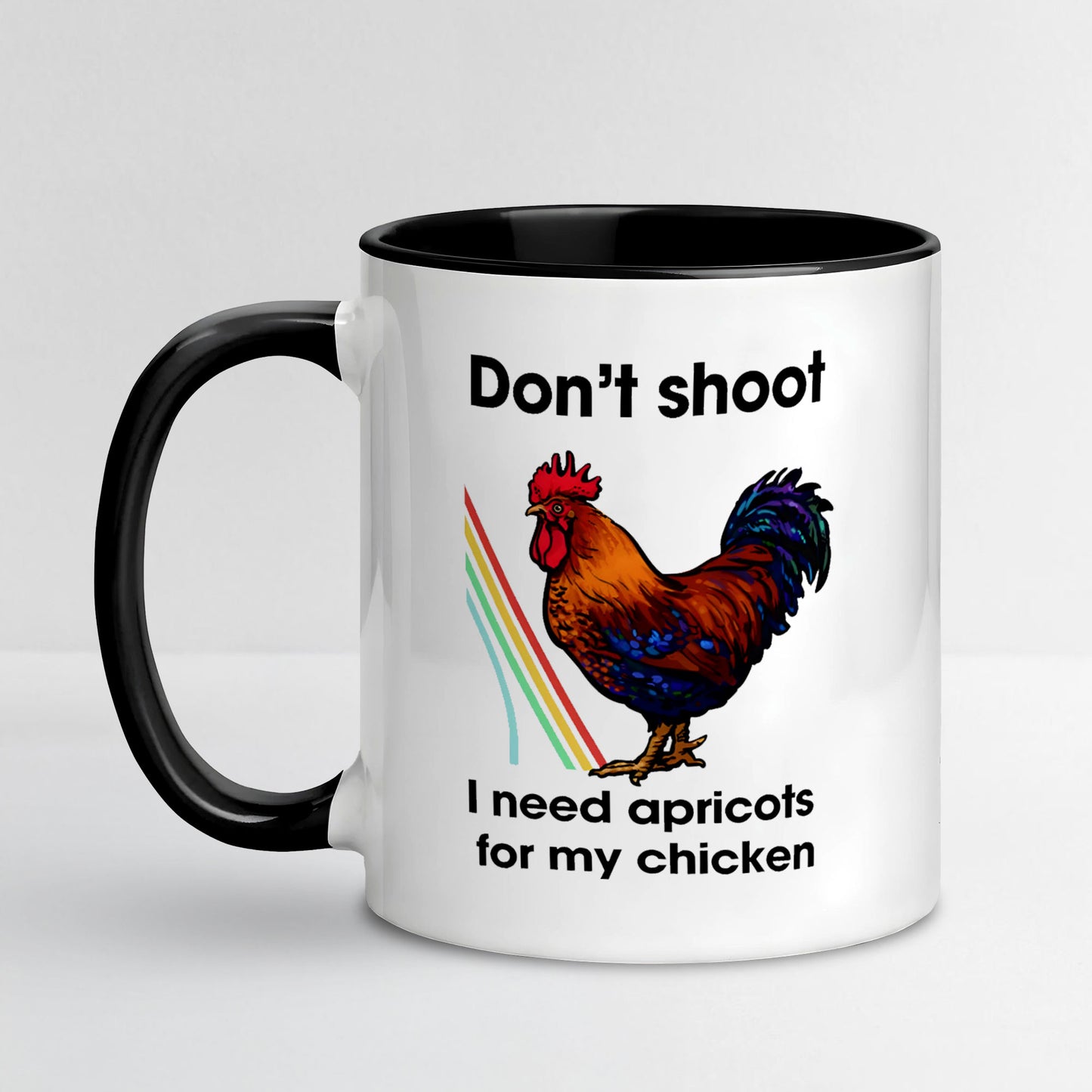 Don't Shoot Arc Raiders Rainbow Mug