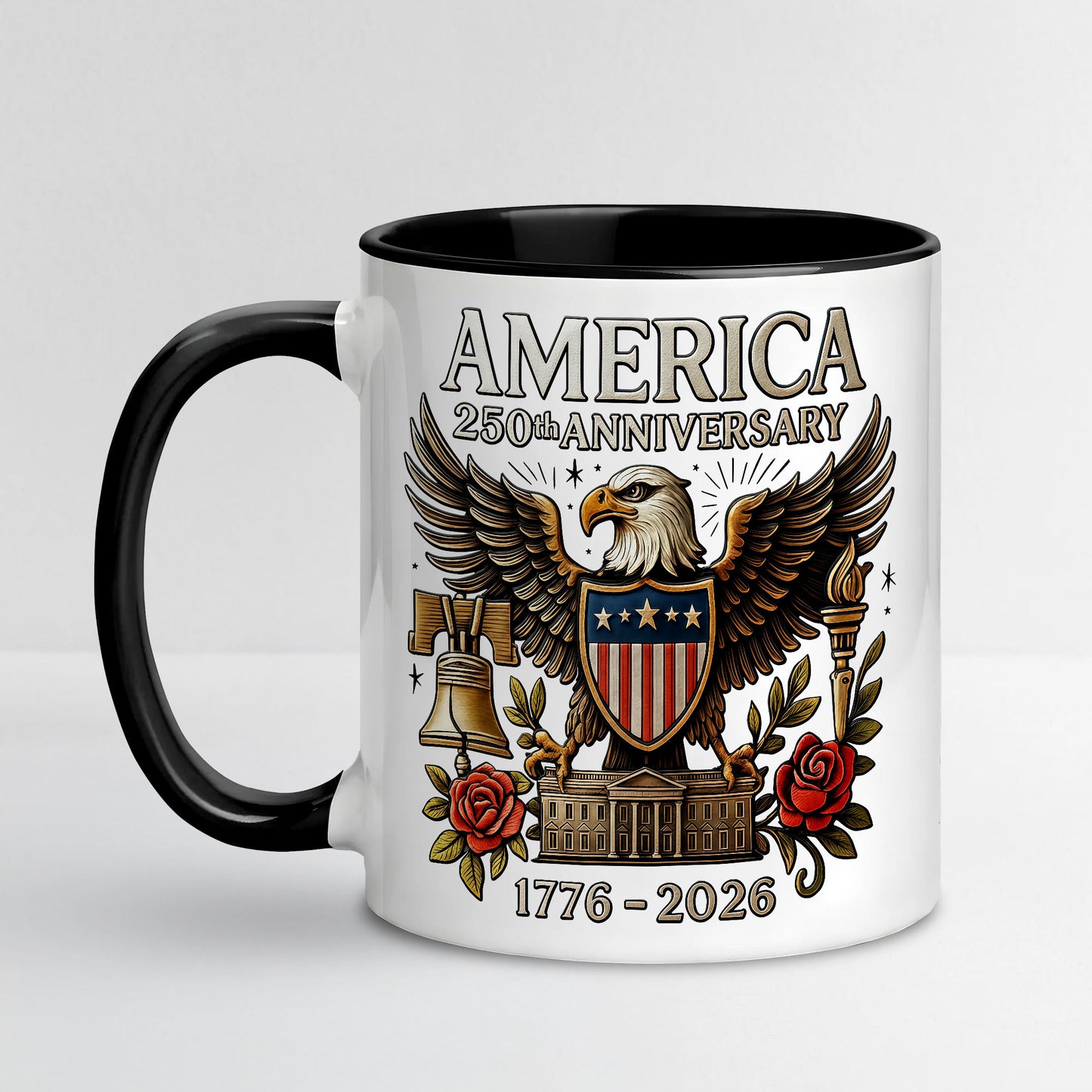 Celebrates United States 250th Military Mug