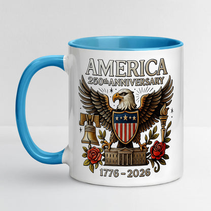 Celebrates United States 250th Military Mug