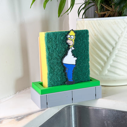 Homer Simpson Bush Sponge Holder