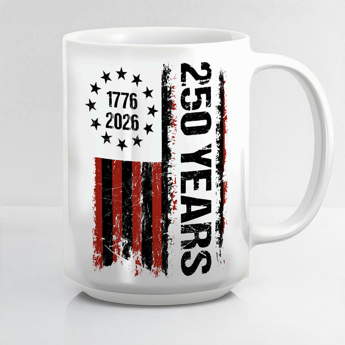 250 Years American Anniversary Coffee Mug