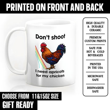 Don't Shoot Arc Raiders Rainbow Mug