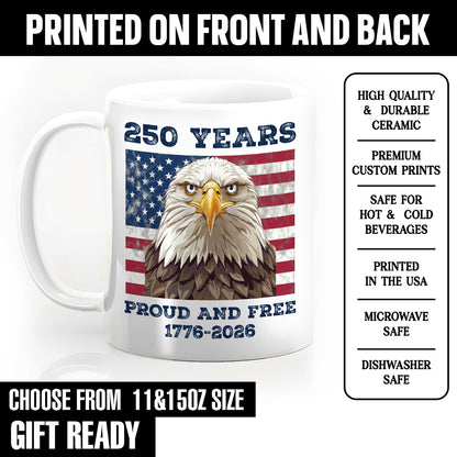 US 250th Anniversary 1776-2026 Mug