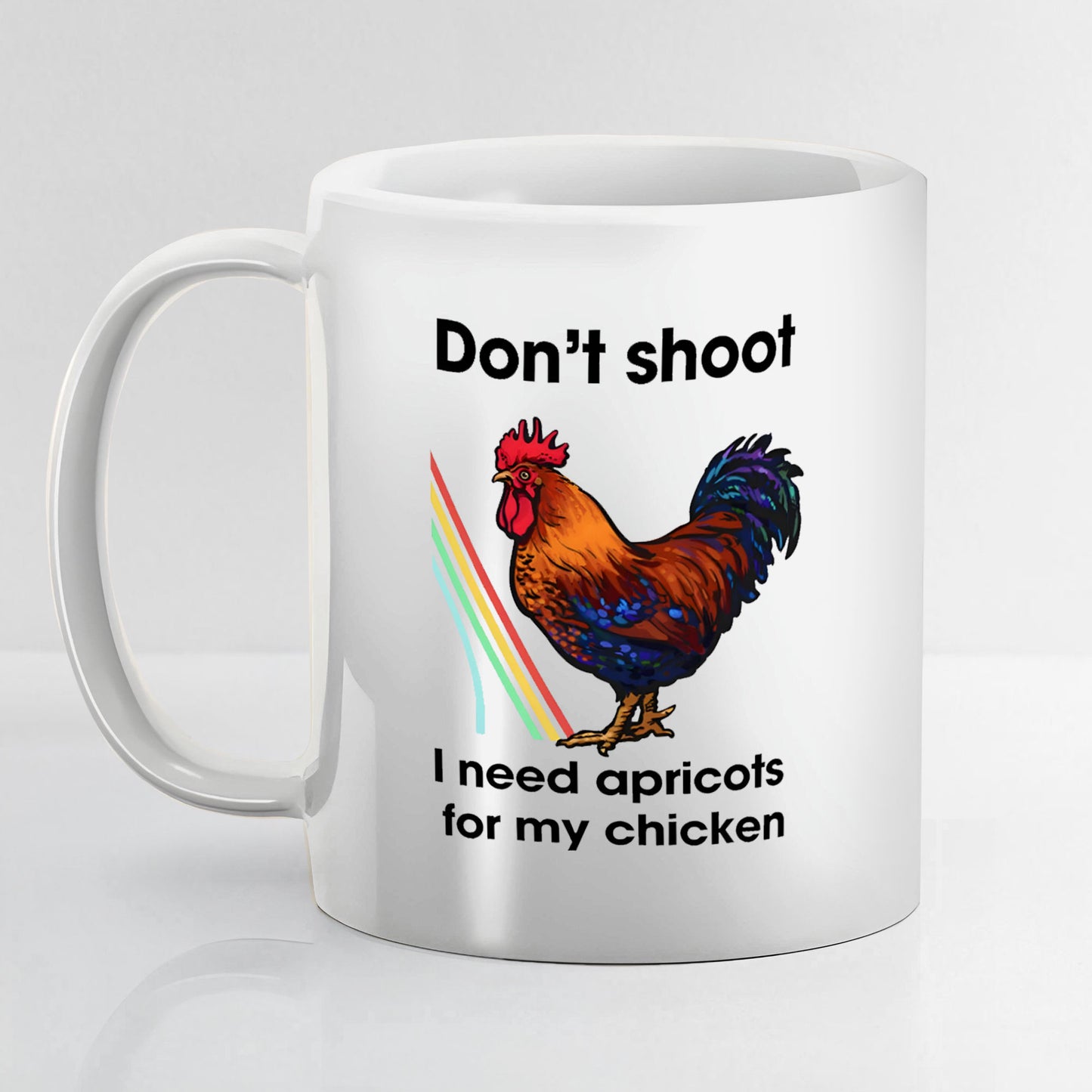 Don't Shoot Arc Raiders Rainbow Mug