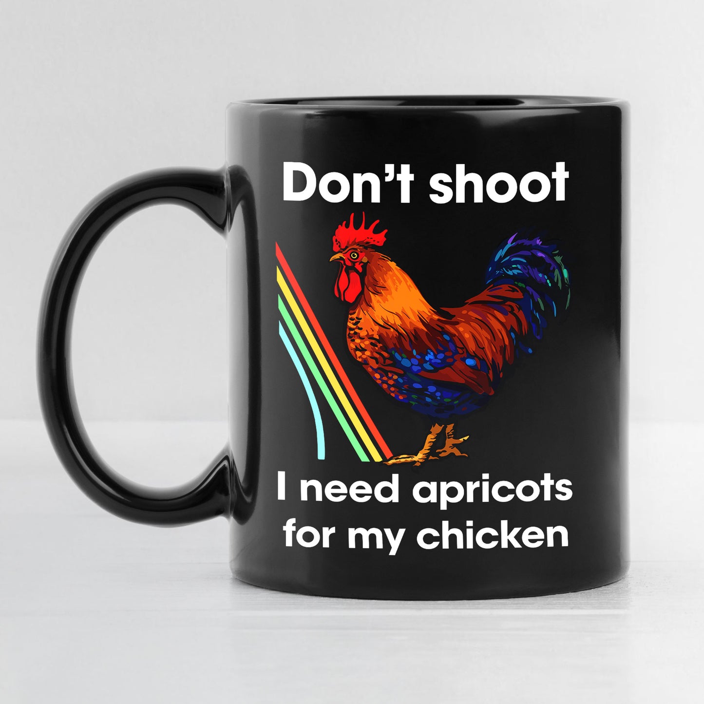 Don't Shoot Arc Raiders Rainbow Mug