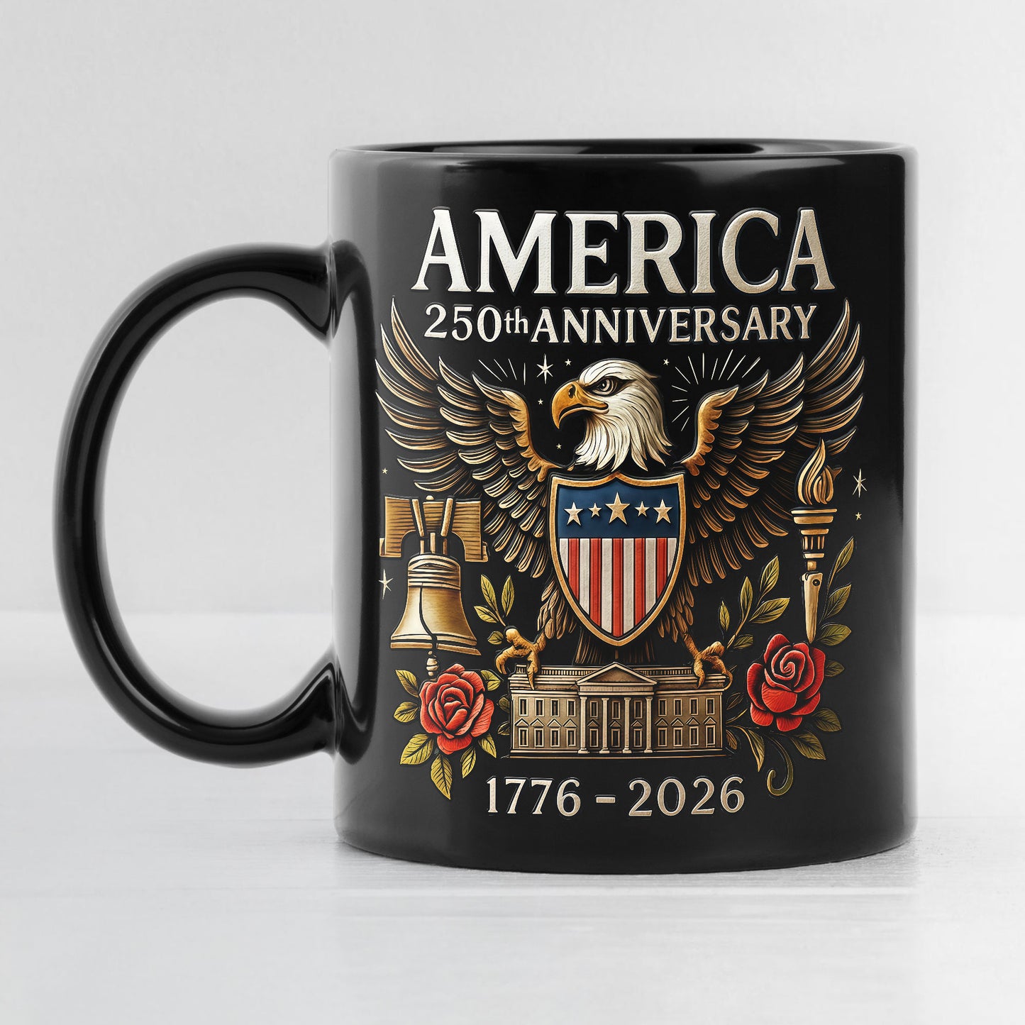 Celebrates United States 250th Military Mug