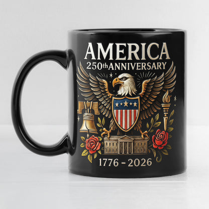 Celebrates United States 250th Military Mug