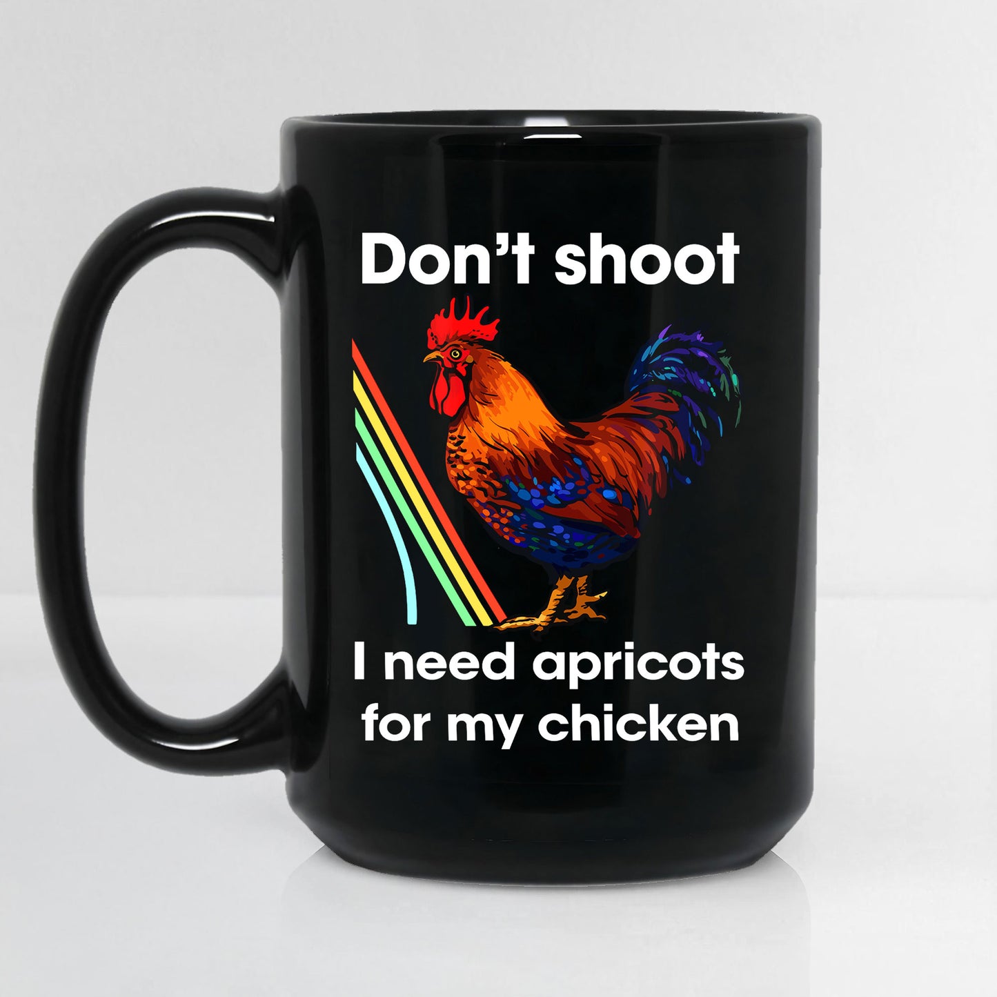 Don't Shoot Arc Raiders Rainbow Mug