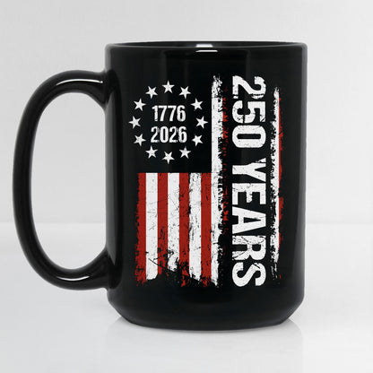 250 Years American Anniversary Coffee Mug