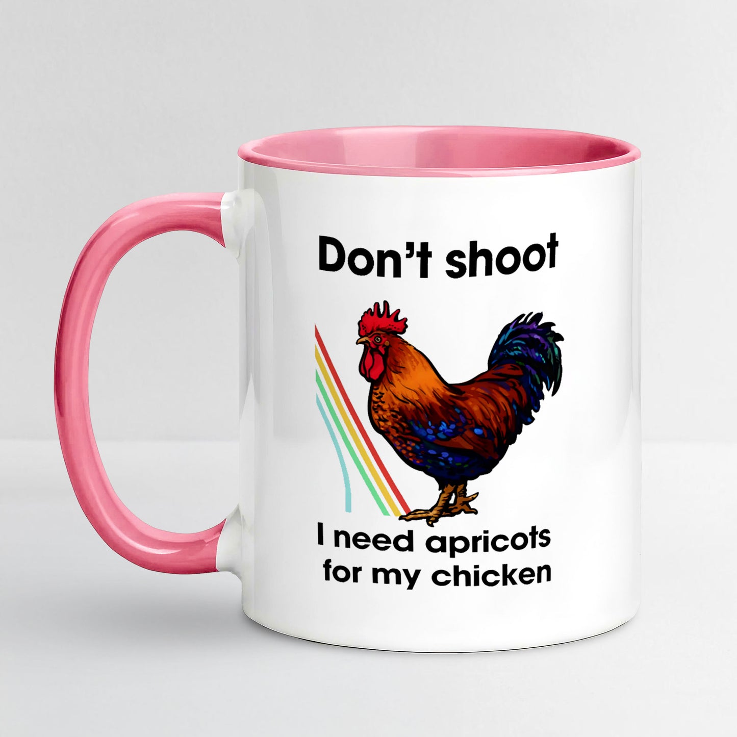 Don't Shoot Arc Raiders Rainbow Mug
