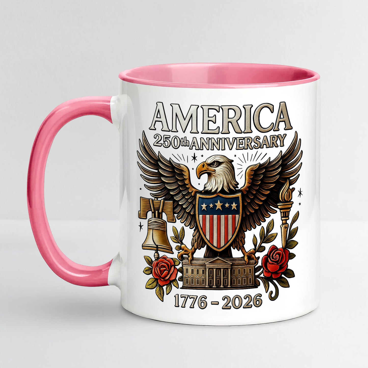 Celebrates United States 250th Military Mug