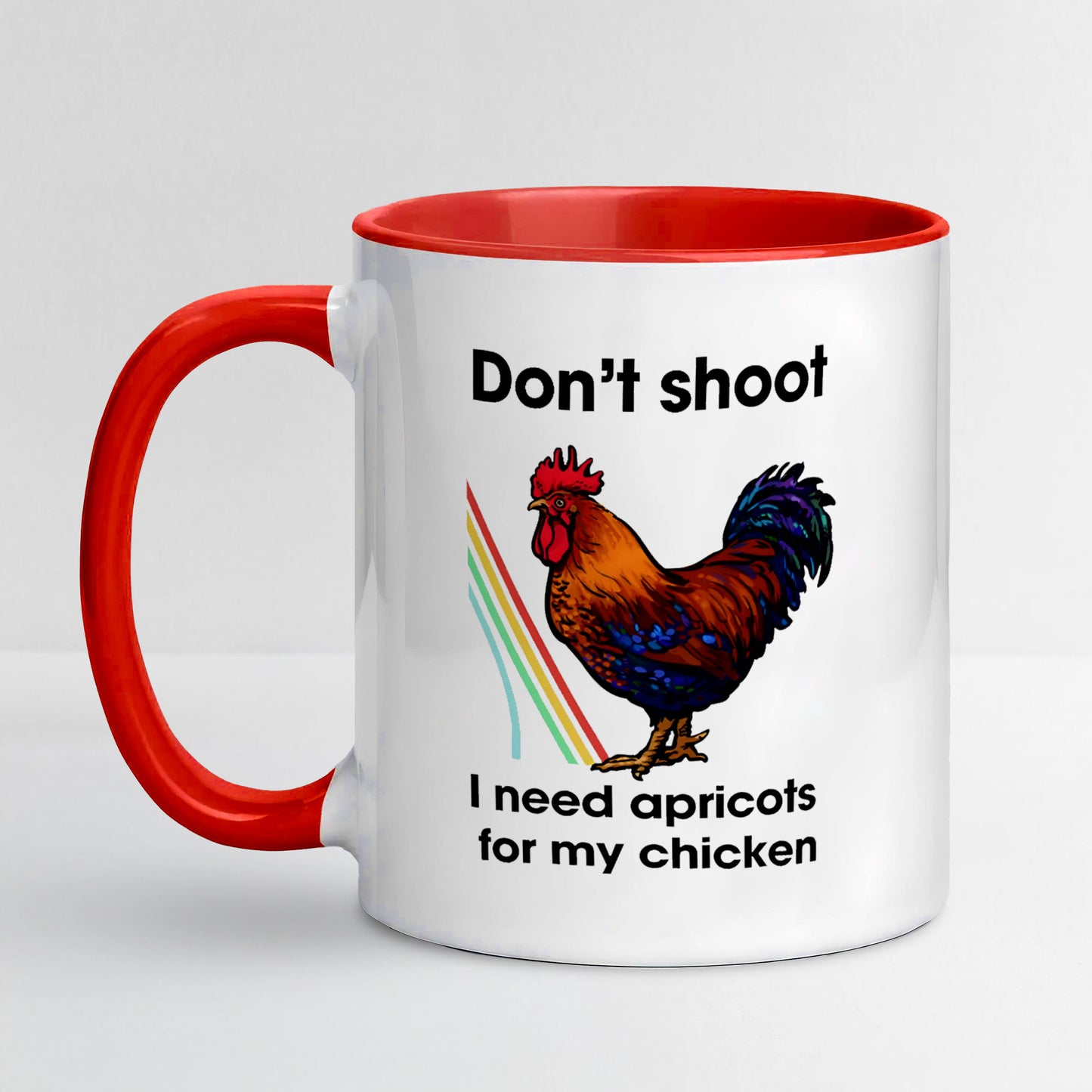 Don't Shoot Arc Raiders Rainbow Mug