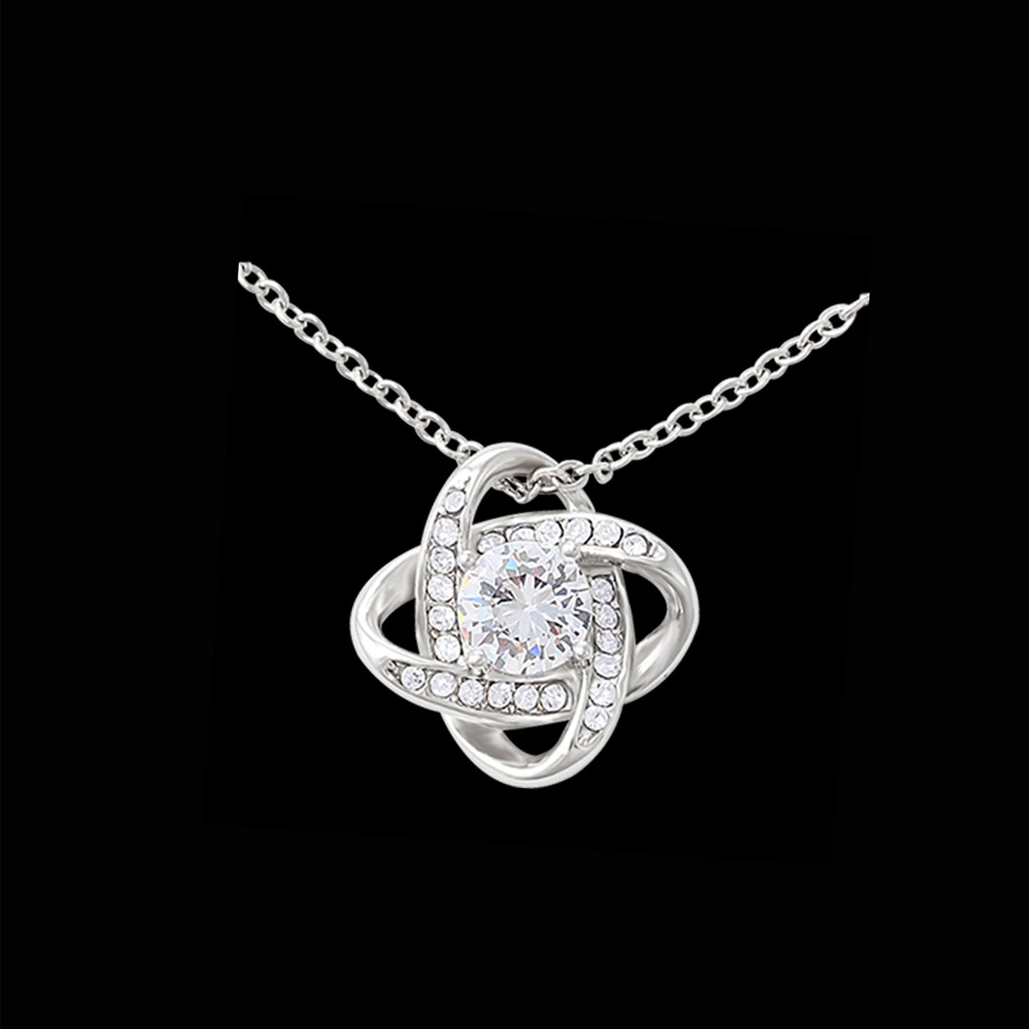 To My Beautiful Wife Necklace With Message Card