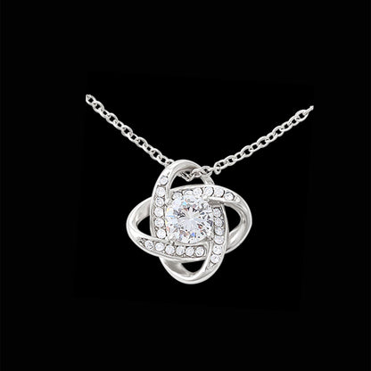 To My Beautiful Wife Necklace With Message Card