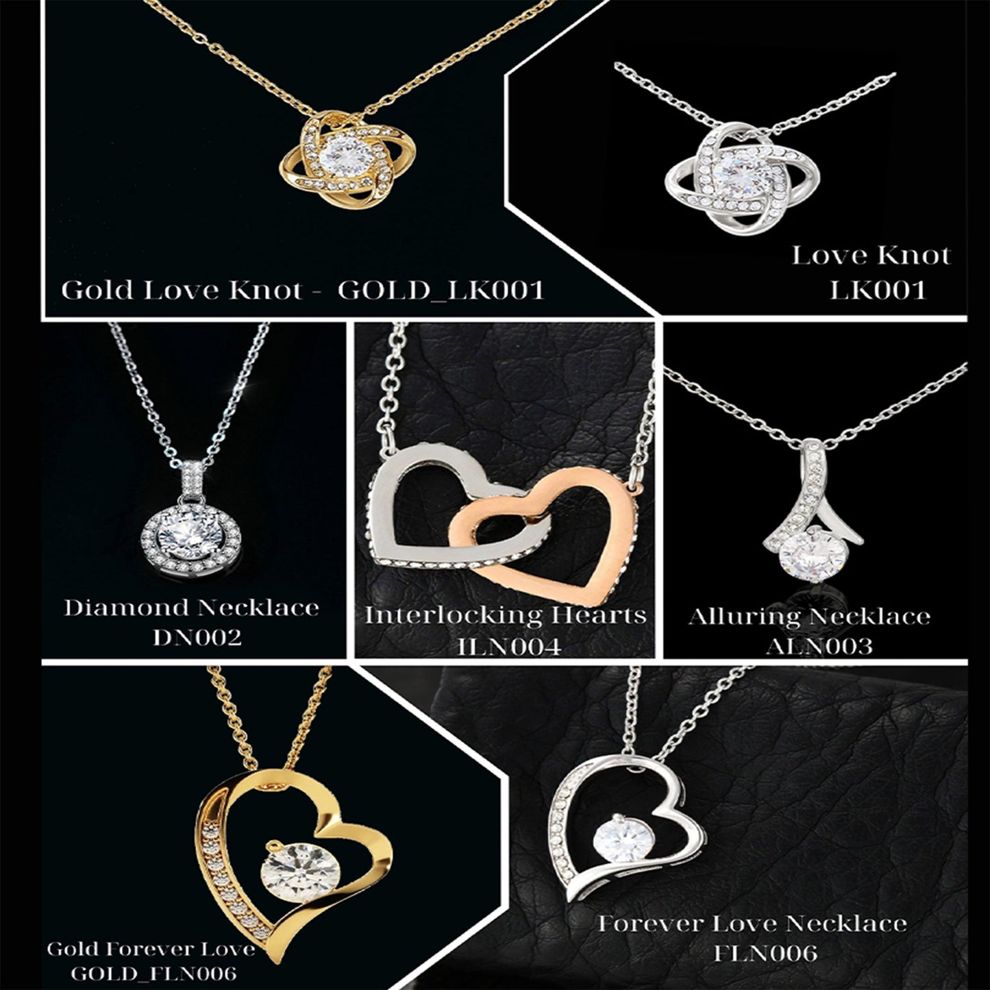 To My Beautiful Wife Necklace With Message Card