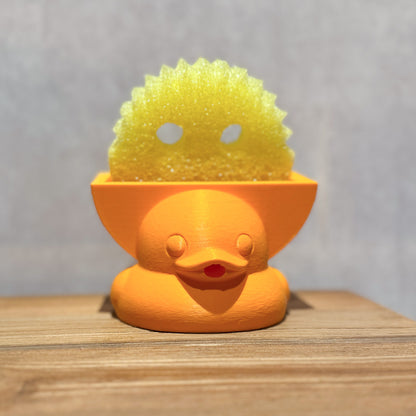 Quack & Clean Rubber Ducky Sponge Holder