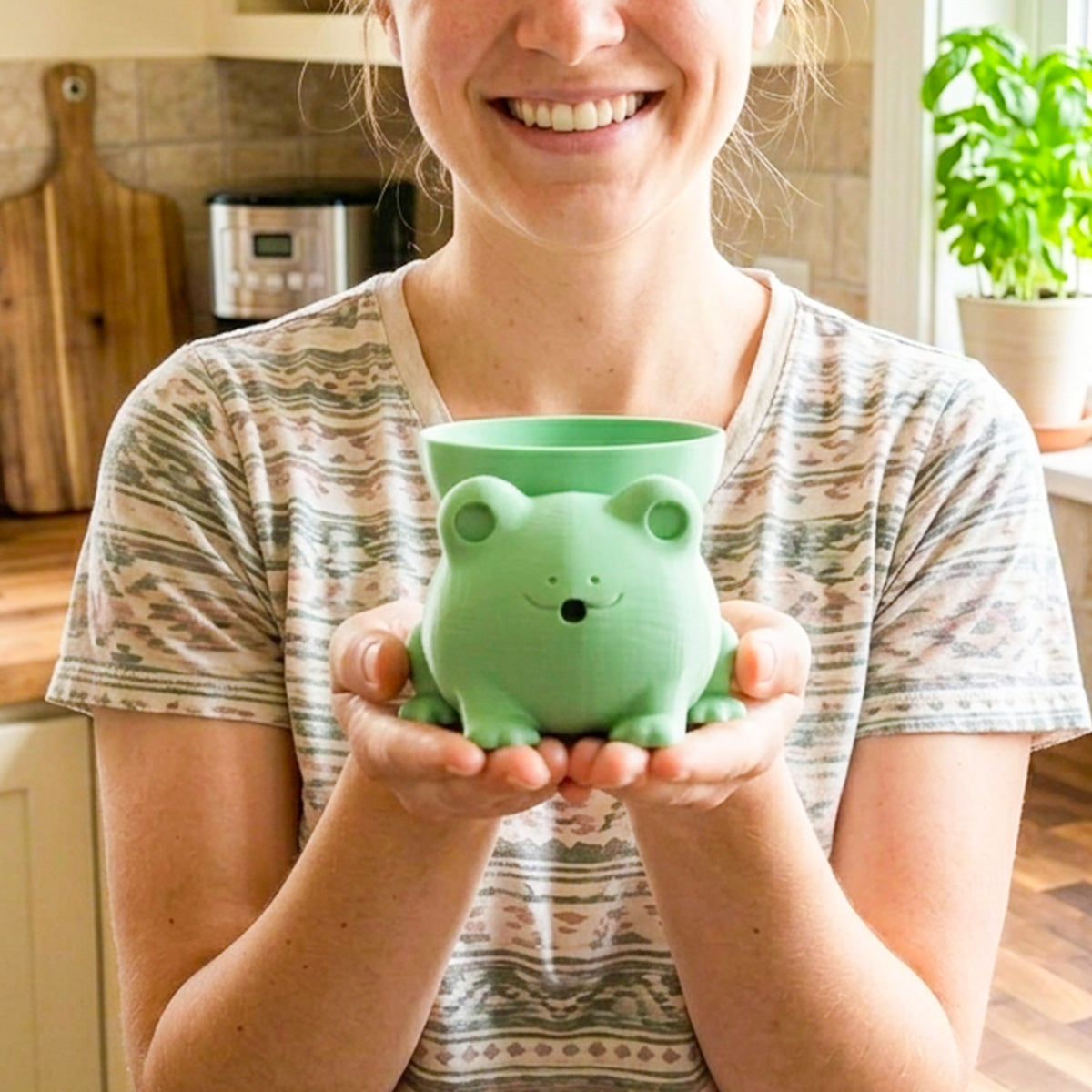 Surprised Frog Sponge Holder