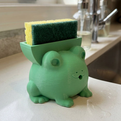 Surprised Frog Sponge Holder